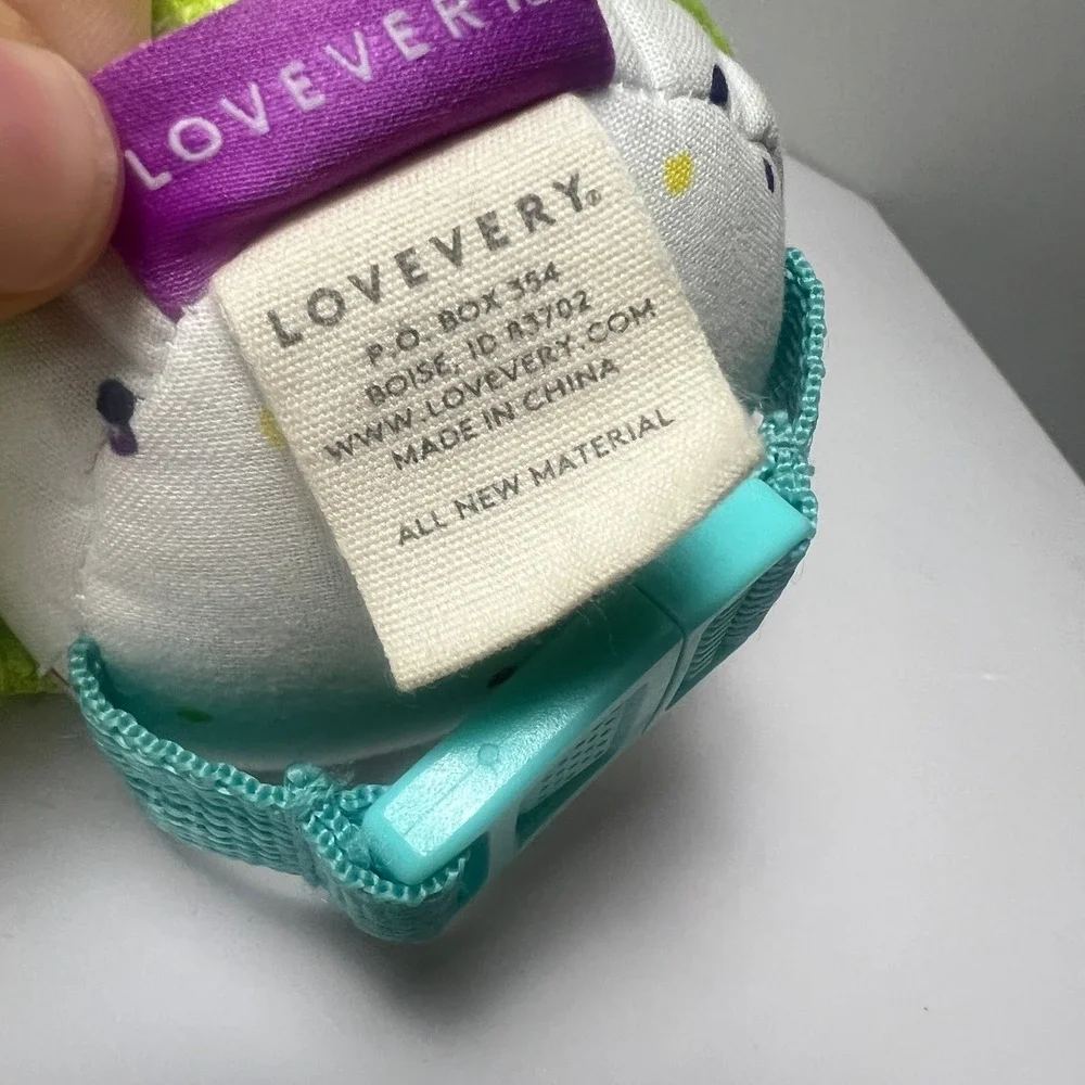 Lovevery Buckle Barrel Toddler Toy White Teal Sensory Fine Motor Montessori